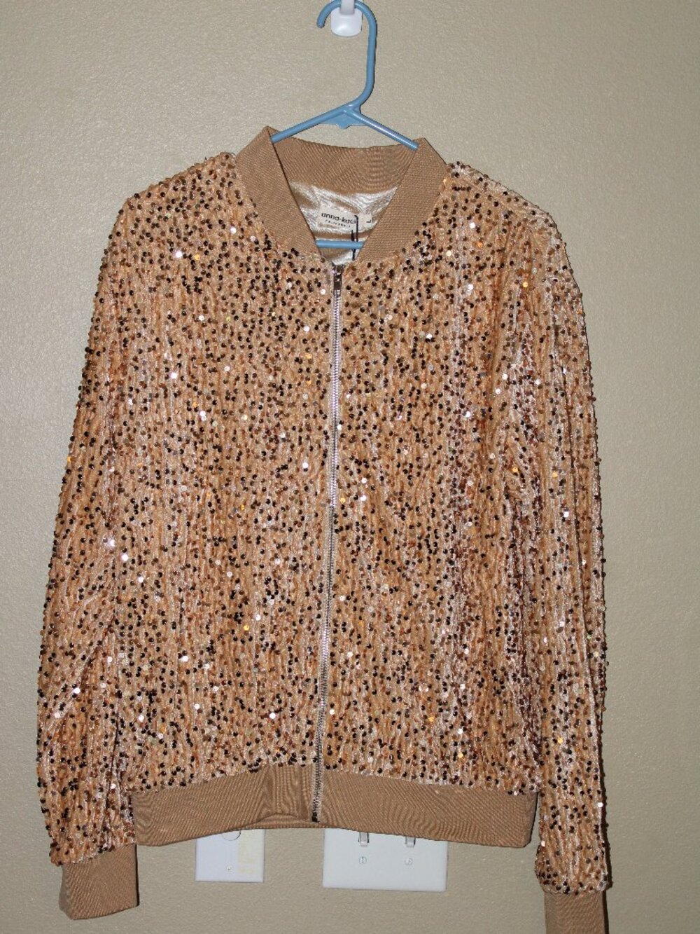 Anna-Kaci Gold Sequin Jacket